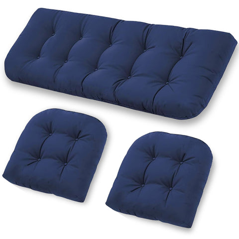 cnsmak loveseat navy cushion for weatherproof outdoor seating