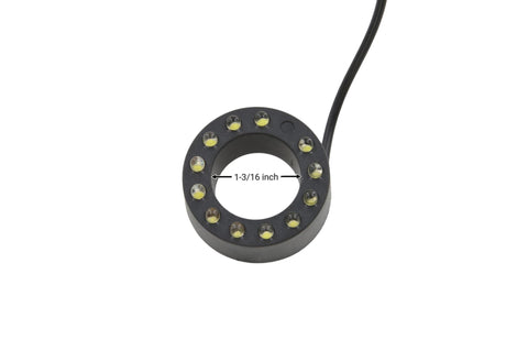 CNZ 12-LED ring enhancing pond features with night visibility