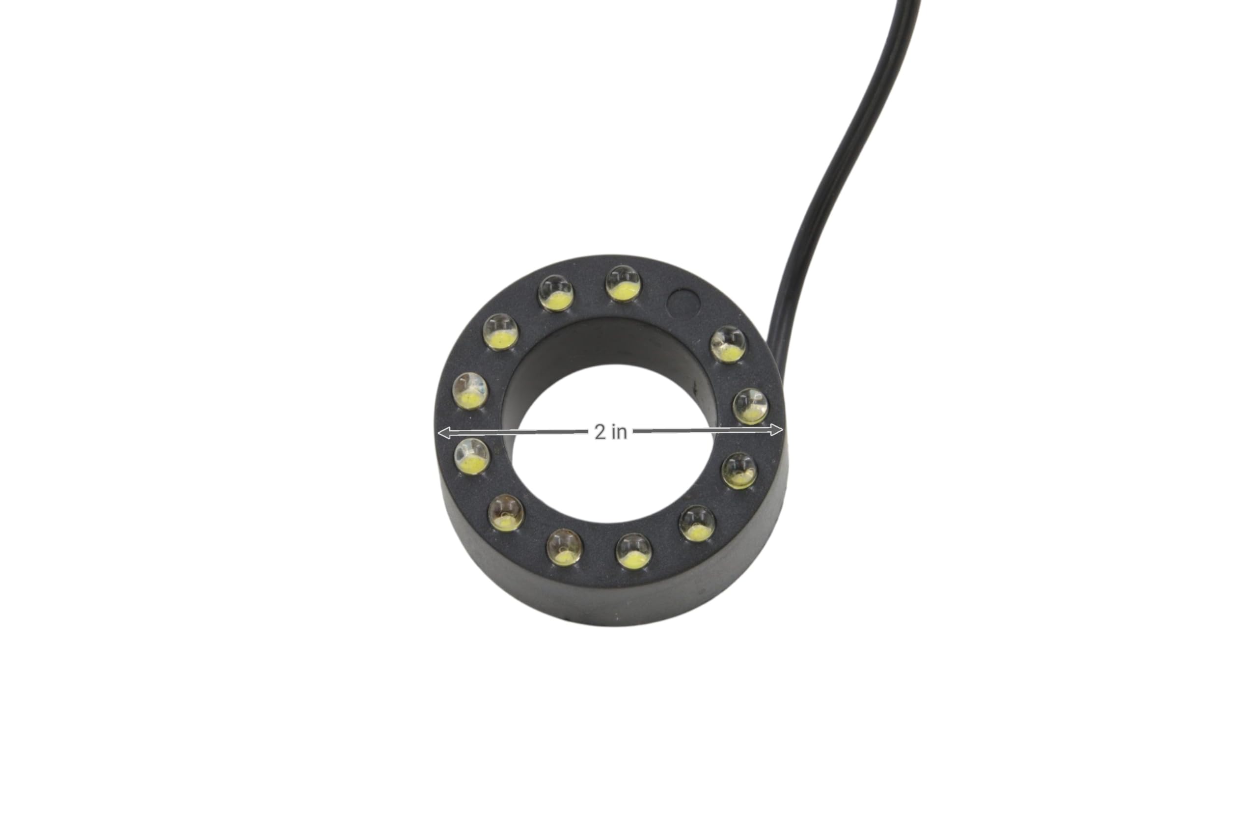 CNZ LED fountain ring near a nozzle creating even illumination
