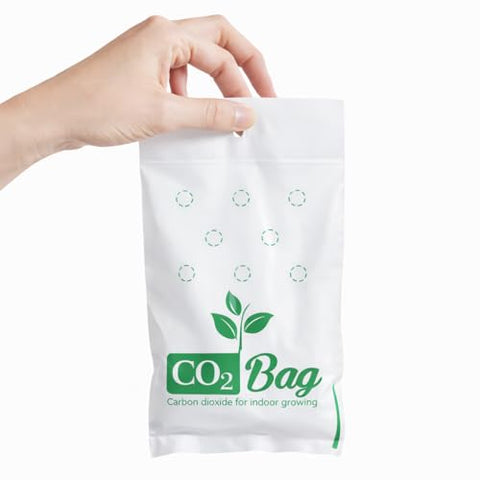 CO2BAG M in an urban indoor grow space promoting vigorous plant growth