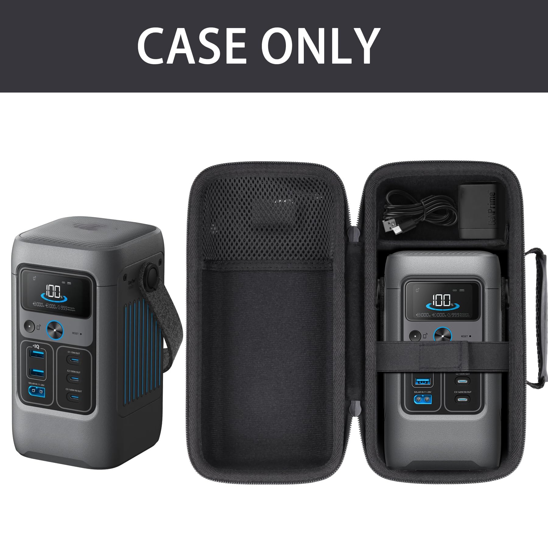 co2CREA waterproof and dustproof shell shields your SOLIX gear outdoors