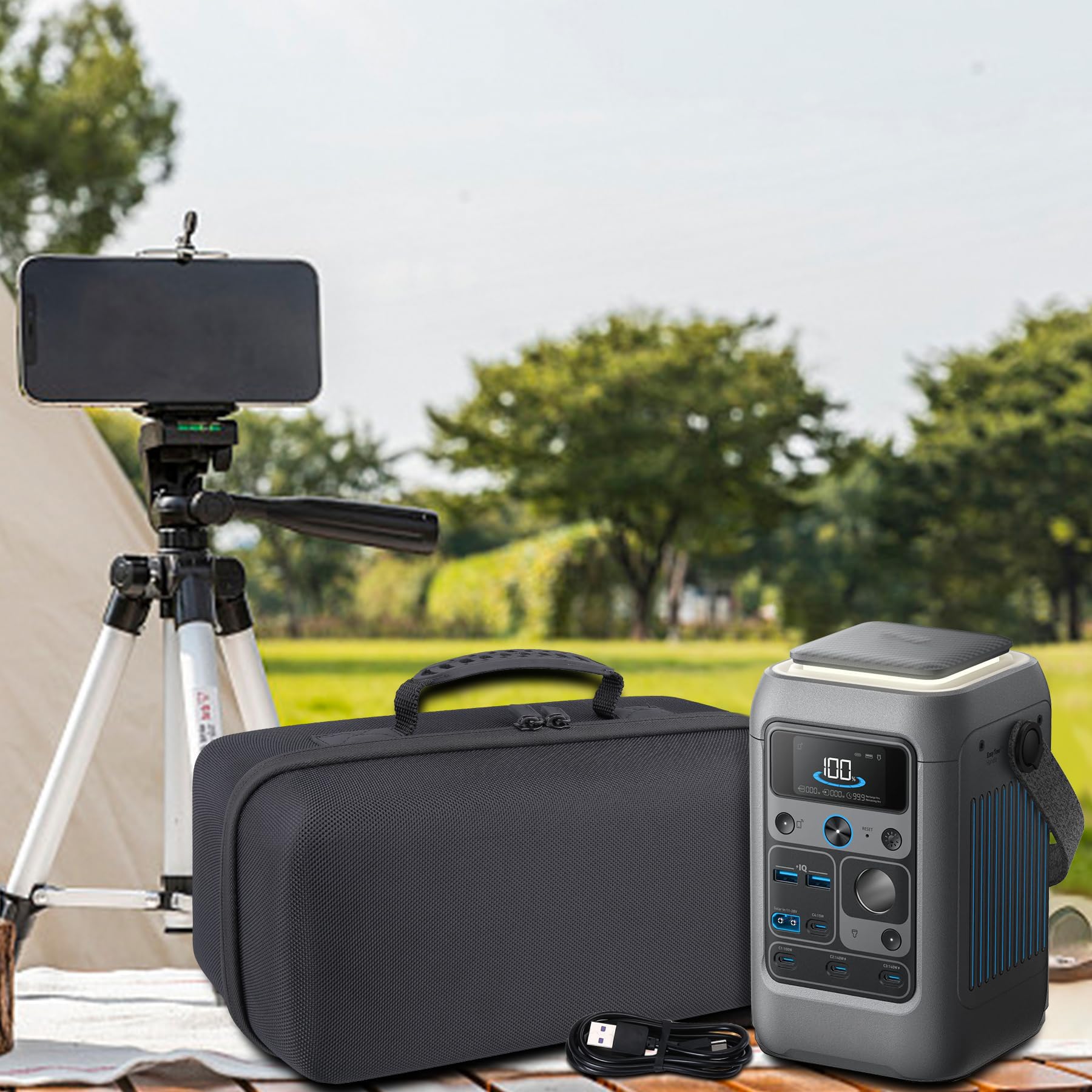co2CREA SOLIX C300 case easy-access zippers for quick access