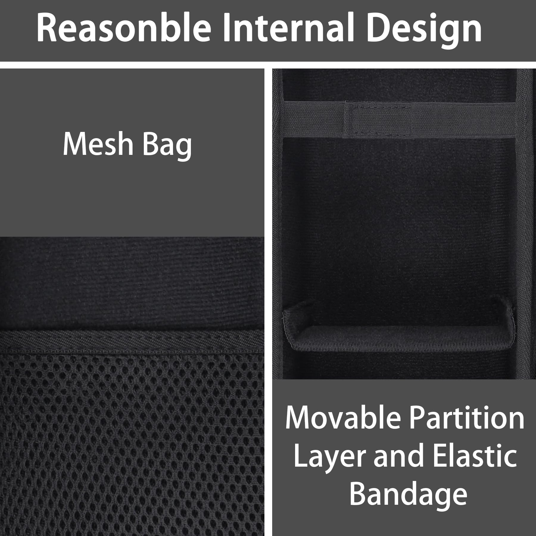 co2CREA SOLIX C300 case interior divider helps organize accessories