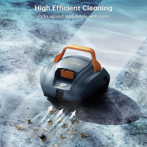 CoasTeering cordless pool vacuum with fast charging for extended runtime