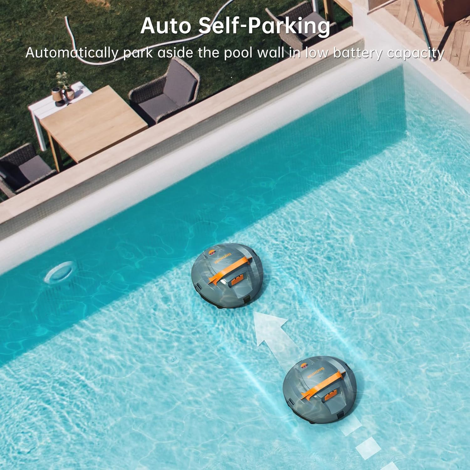 CoasTeering self-parking docking simplifies storage after cleaning