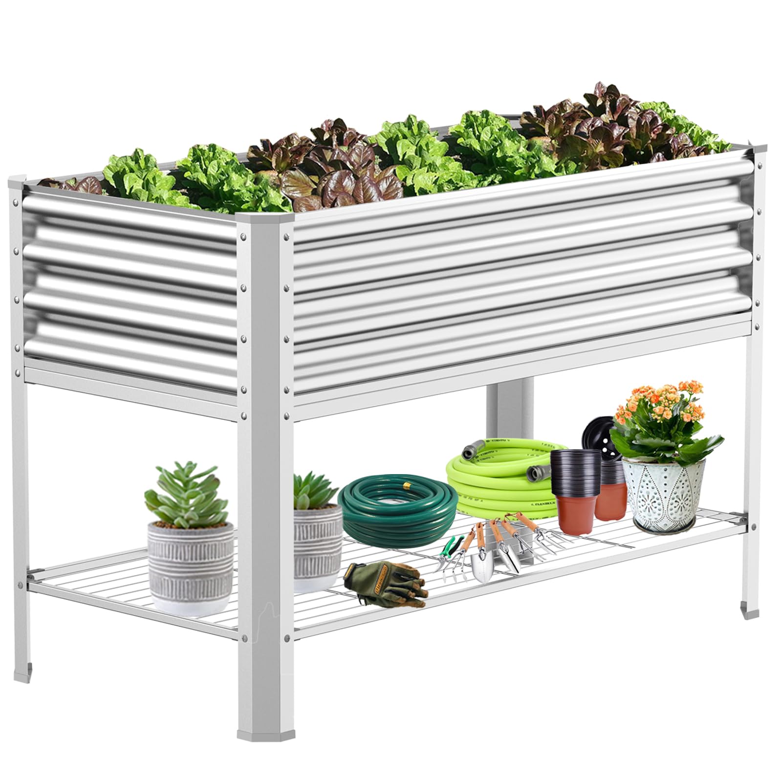 COATTOA raised garden bed with legs, elevated design for back-friendly gardening.