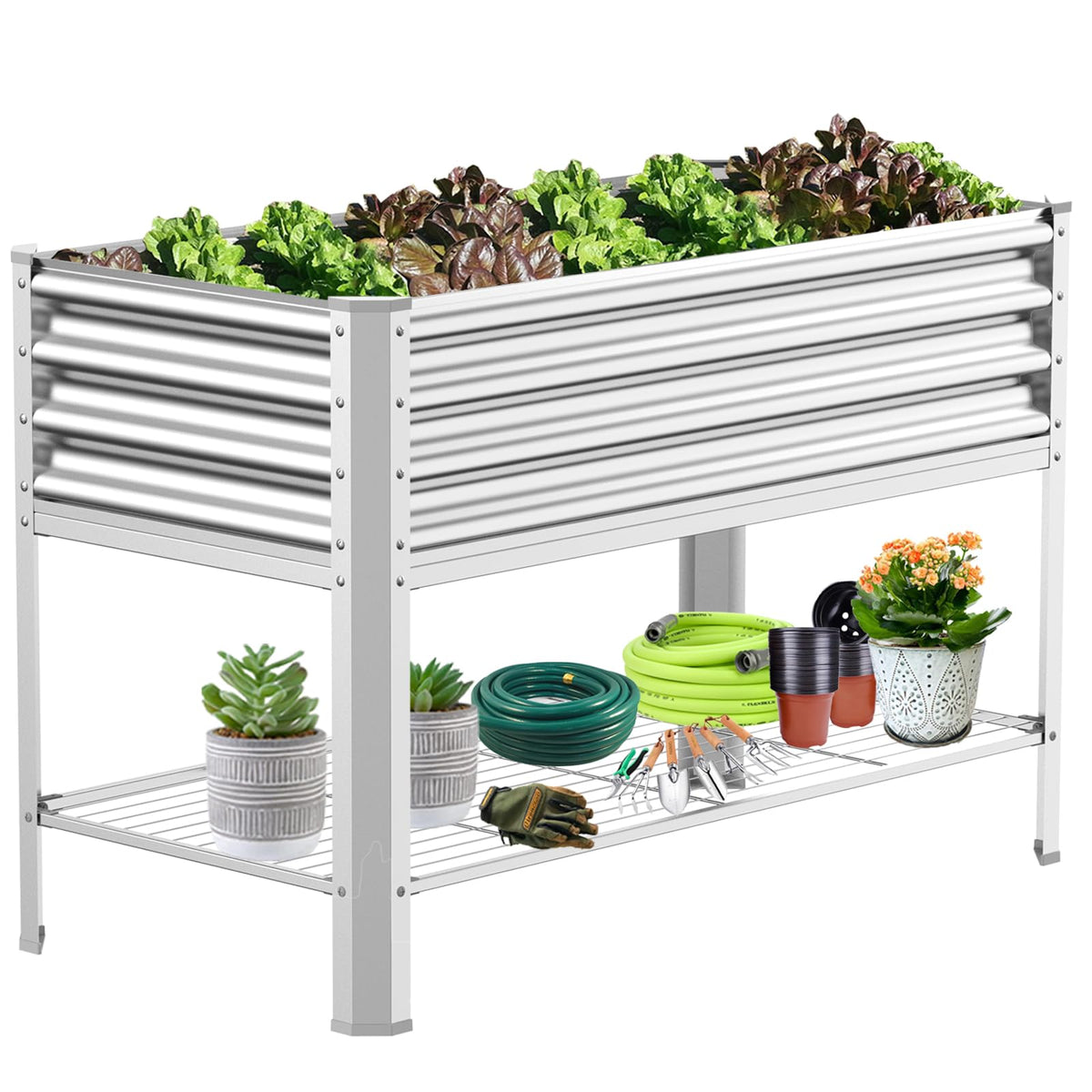 COATTOA raised garden bed with legs, elevated design for back-friendly gardening.