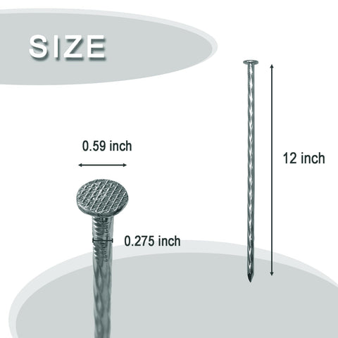 COBARYEN flat-top hammer-stake for easy installation and safety
