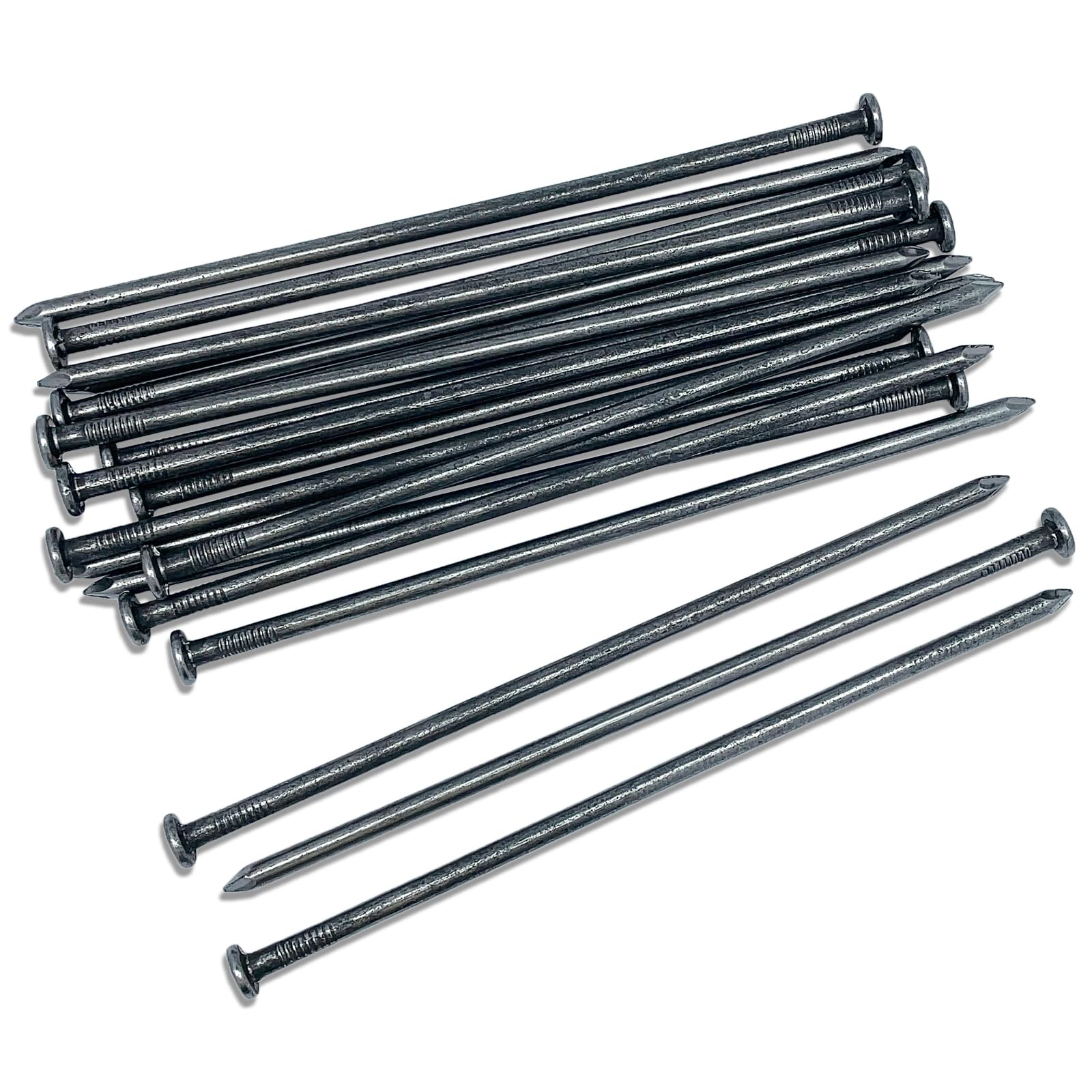 Cobaryen metal nails 10inch landscape spike securing landscape features and pavers.