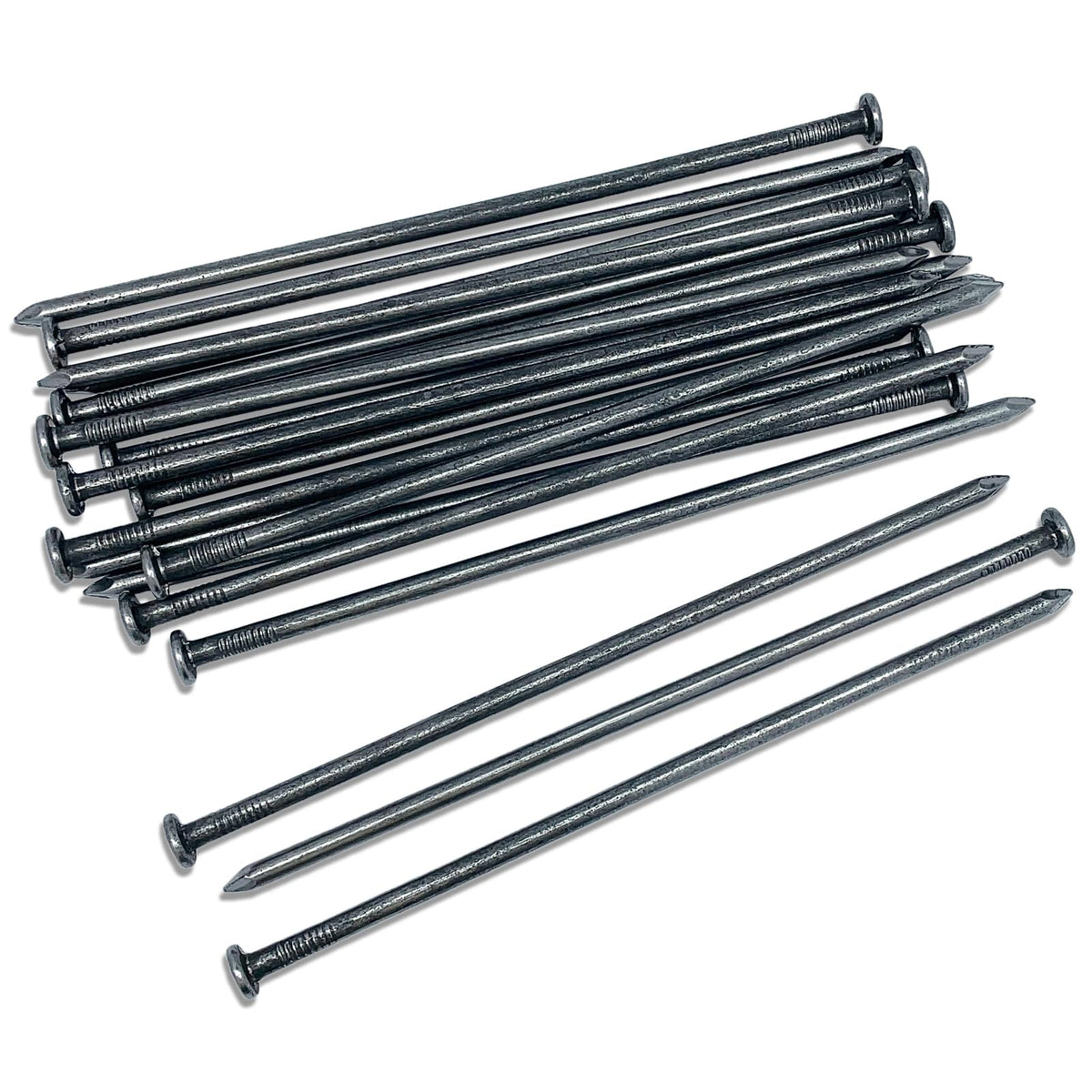 Cobaryen metal nails 10inch landscape spike securing landscape features and pavers.