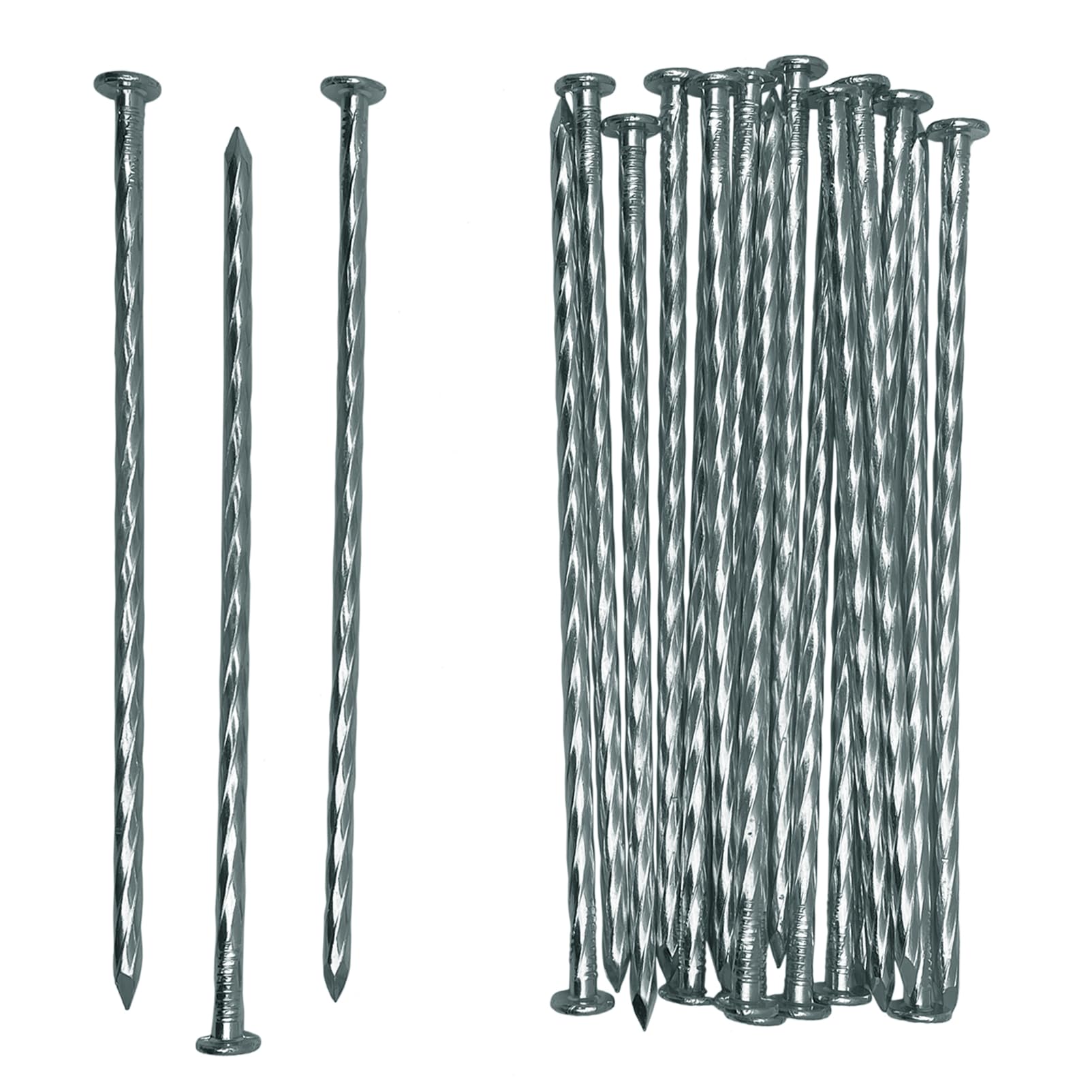 COBARYEN spiral stake 8-inch secures fabric and turf with strong grip