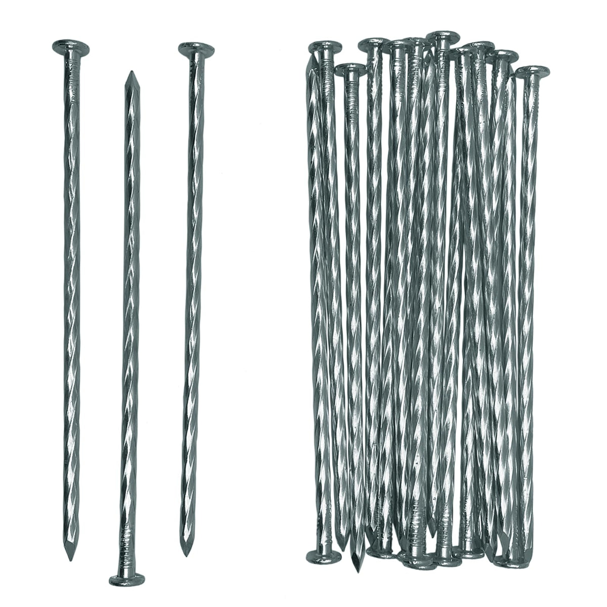 COBARYEN spiral stake 8-inch secures fabric and turf with strong grip