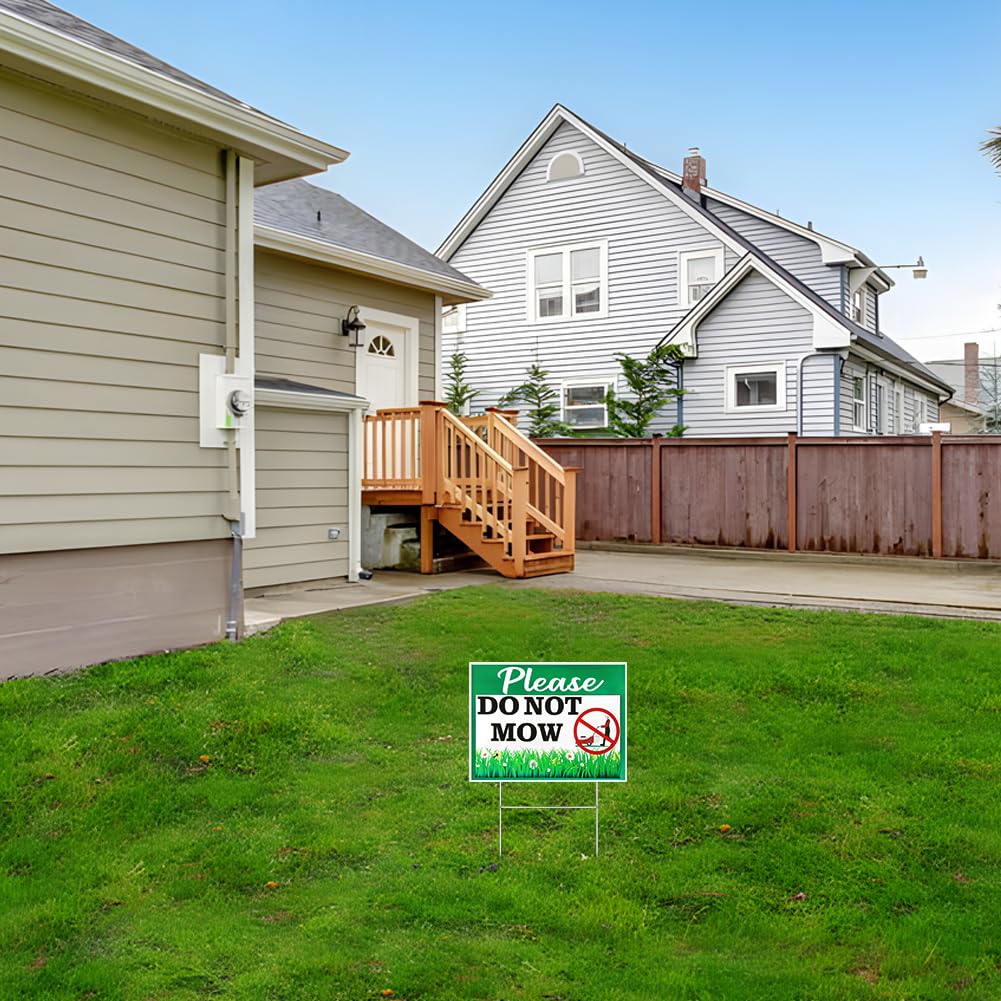 Cobee do not mow stake H assembly for secure installation