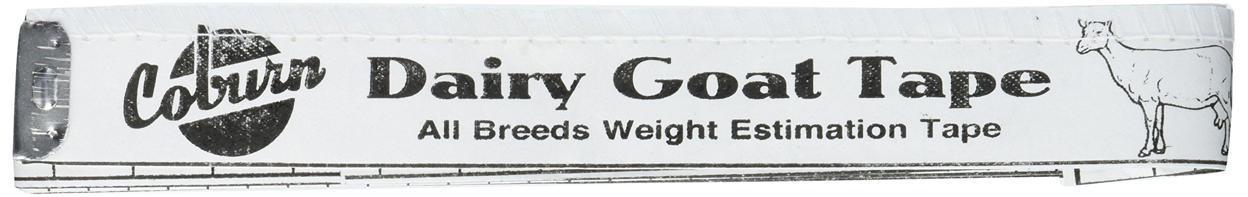 Coburn Dairy Goat Weigh Tape, 54-inch length for quick goat weight checks.