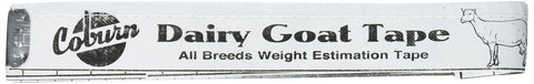 Coburn Dairy Goat Weigh Tape, 54-inch length for quick goat weight checks.