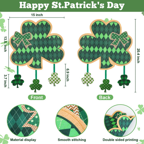 COCHIE gift-ready shamrock flag adds charming seasonal flair.
