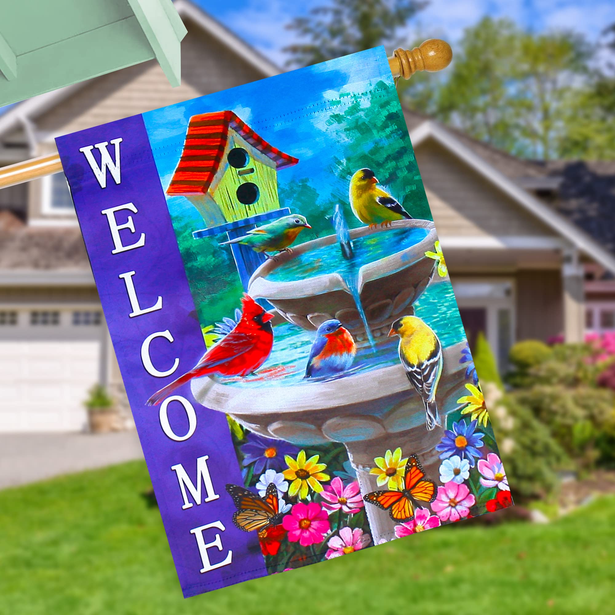 COCJCJ large-28x40 flag outdoor decor designed for long-lasting color.