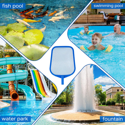 Coclothy pool net easy-clean edge helps remove debris quickly