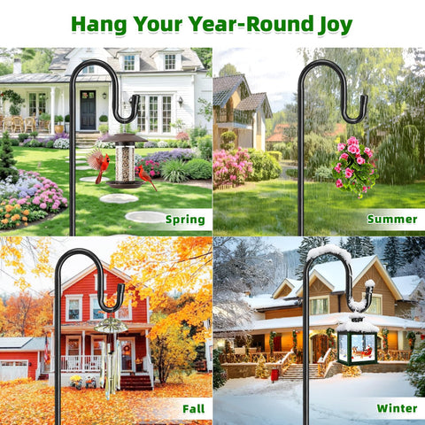 COCONUT 78 hummingbird feeder hook offers secure, bird-friendly hanging option.