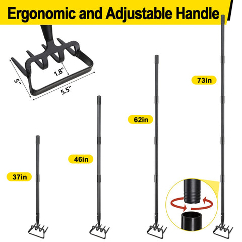 Coconut durable metal blade built to handle tough weed removal