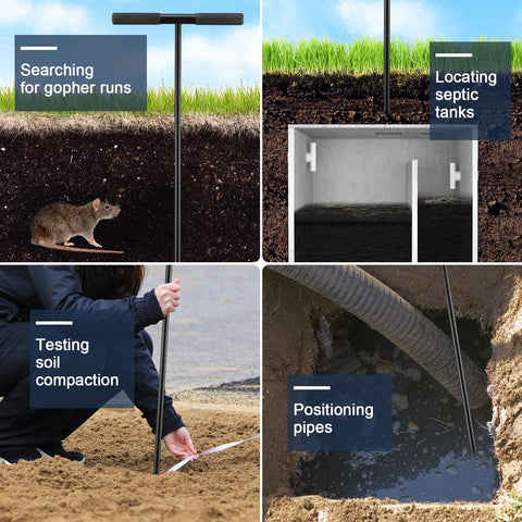COCONUT gardening probe used for soil testing and compaction checks.