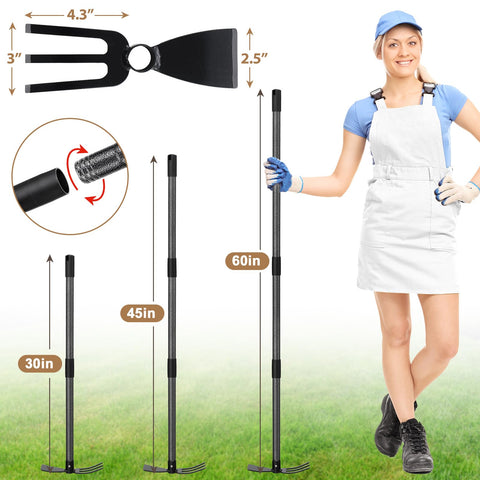 COCONUT length-adjustable tool with a hang hole for easy storage.