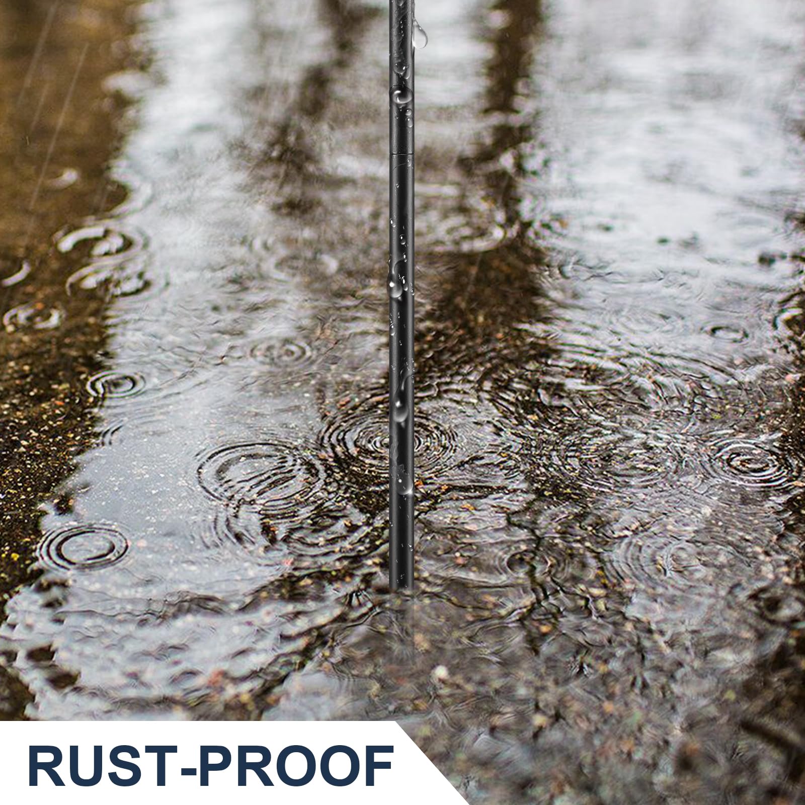 COCONUT metal construction performs well in wet soil and damp conditions.