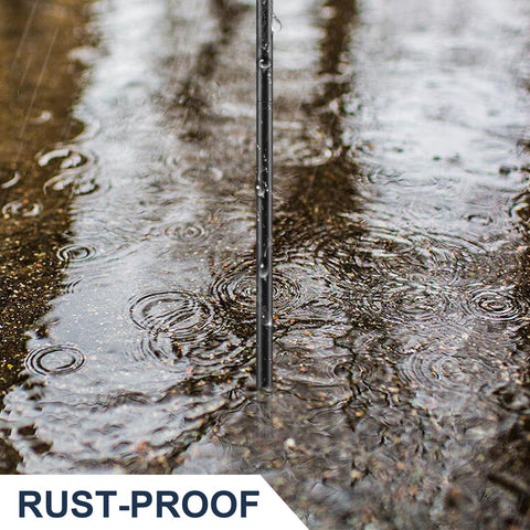 COCONUT metal construction performs well in wet soil and damp conditions.