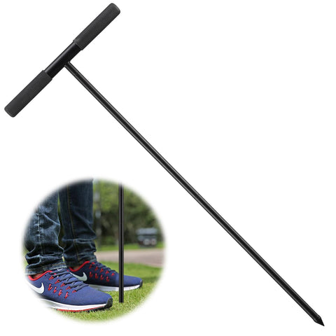 COCONUT soil probe rod 48inch with sharp tip for locating underground pipes.