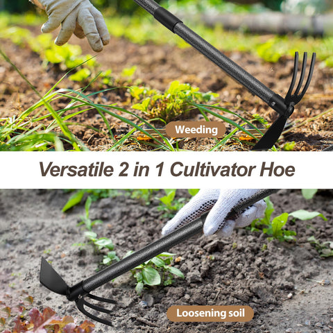 COCONUT steel handle offers durability and a non-slip grip for comfortable use.