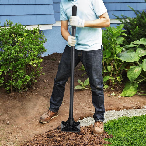 COCONUT Tamper: ideal for leveling asphalt, dirt, and gravel.