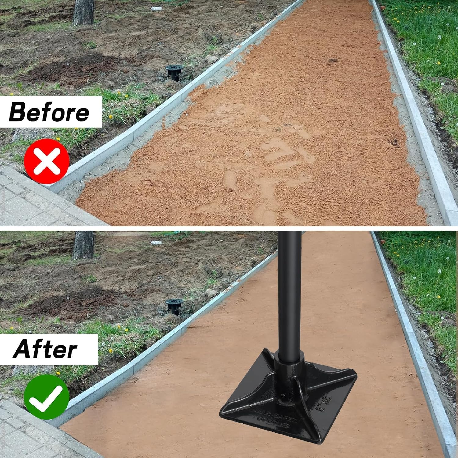 COCONUT Tamper: twist connection for tool-free assembly.