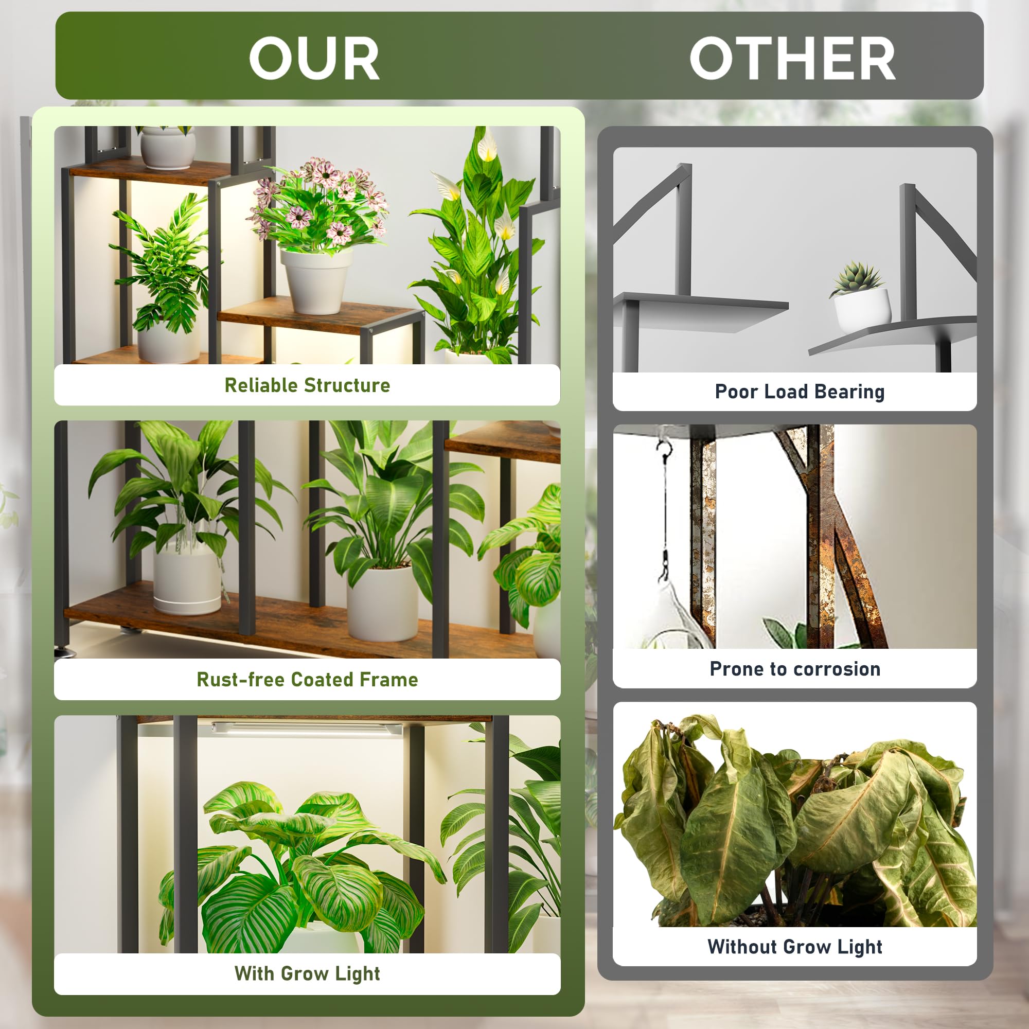 Easy assembly with included tools and numbered parts