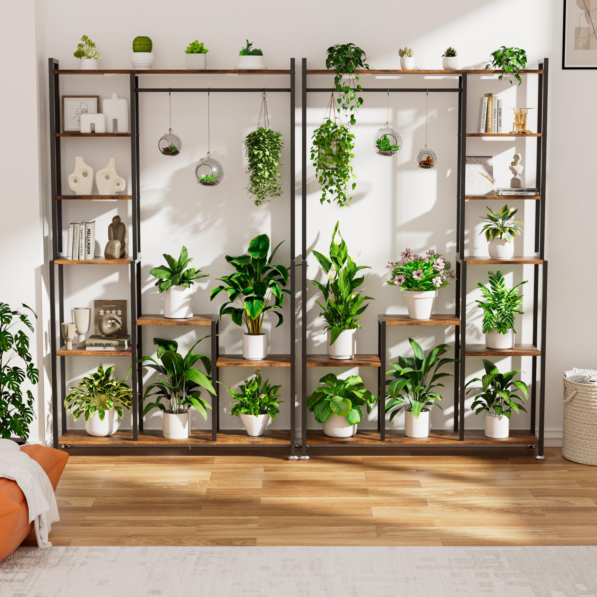 CODACE plant stand displayed in a modern living room
