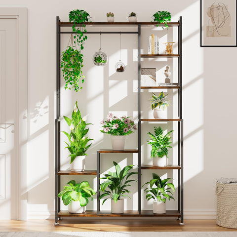Sturdy steel and particle board construction supports up to 50 pounds