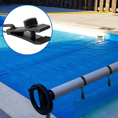 Codree full kit laid out for easy reel installation on an inground pool.