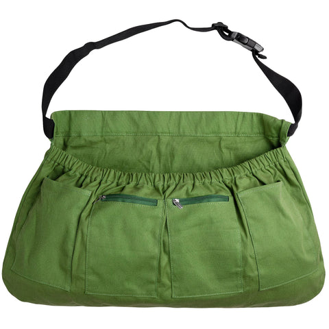 Codree Harvest Apron front view for comfortable, hands-free garden harvesting.