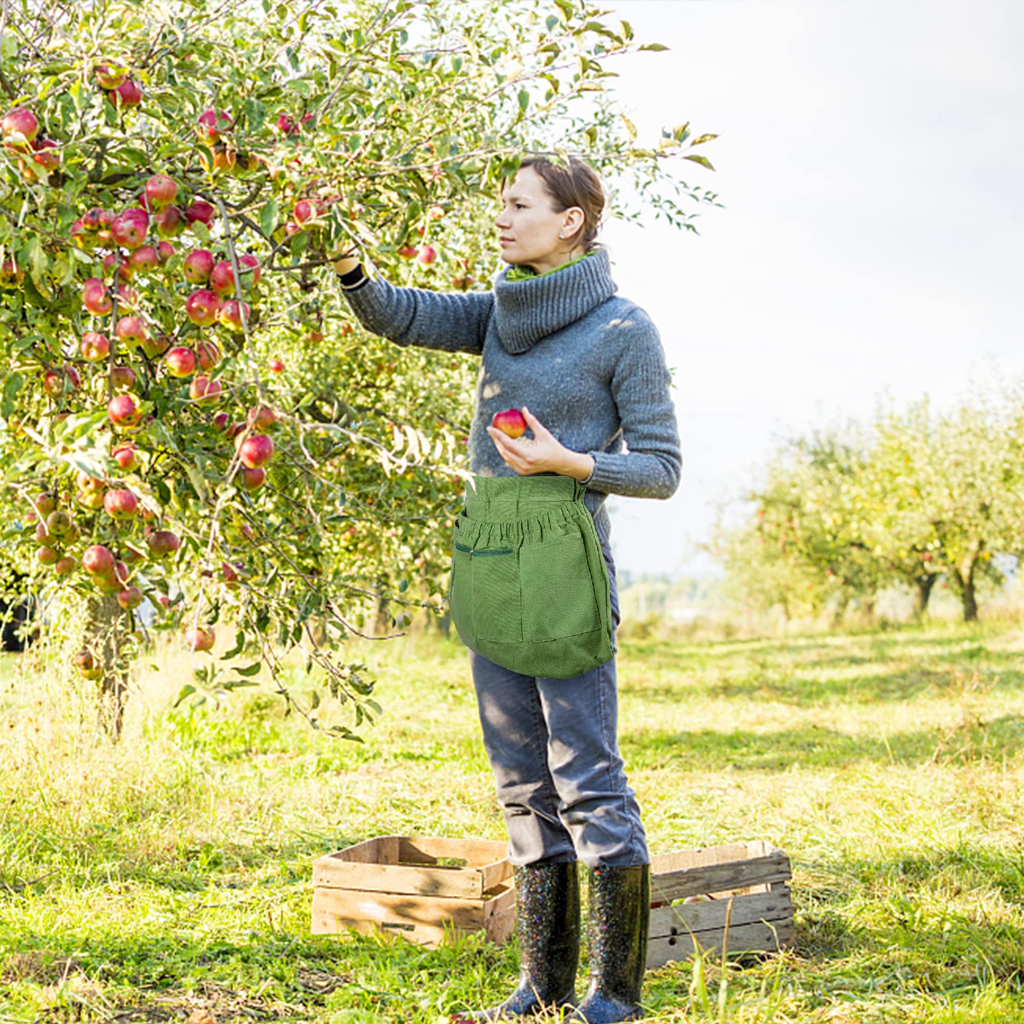 Codree Harvest Apron garden use perfect for yard, farm, or orchard tasks.