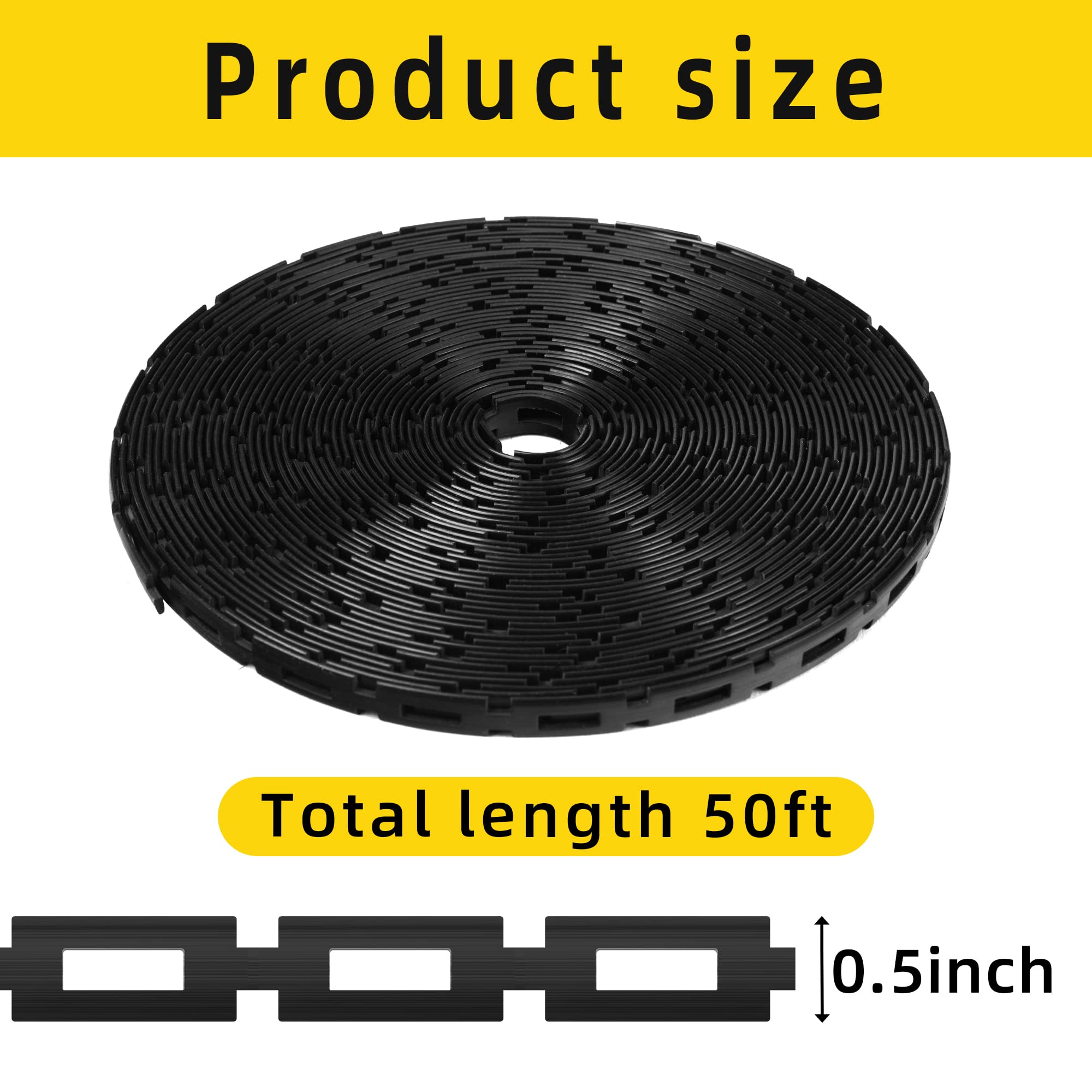 CODREE plastic chain-lock strap for durable tree support