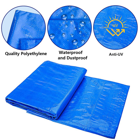 Codree pool ground cloth waterproof and dustproof keeps the pool area clean