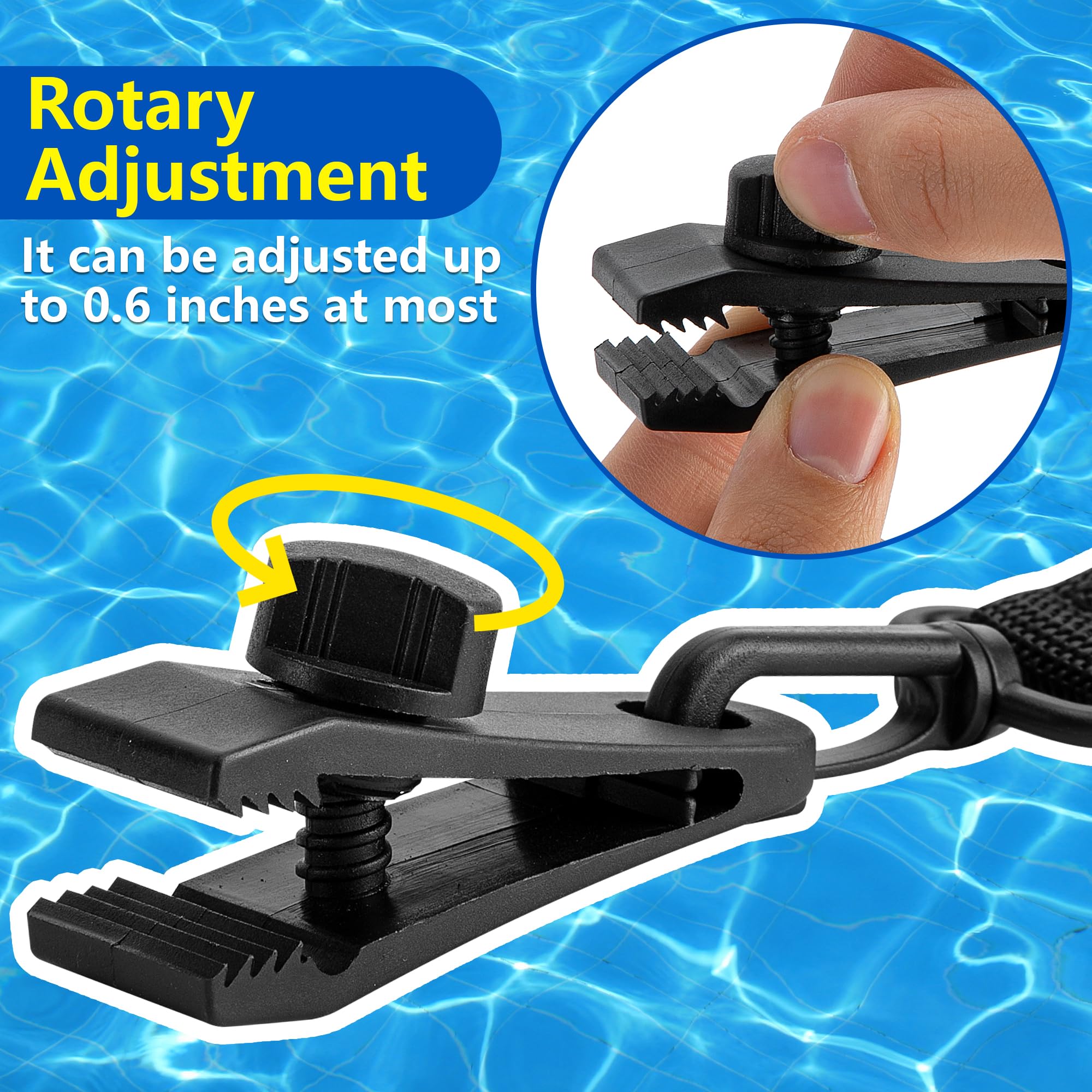 Codree touch fastener close-up for quick installation without tools.