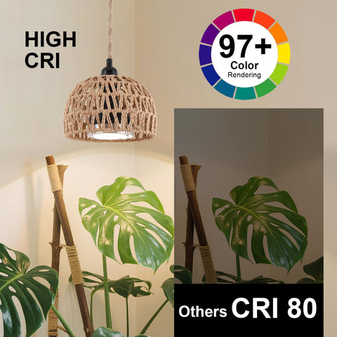 Cofiveevo pendant grow light with 15ft cord offers flexible placement