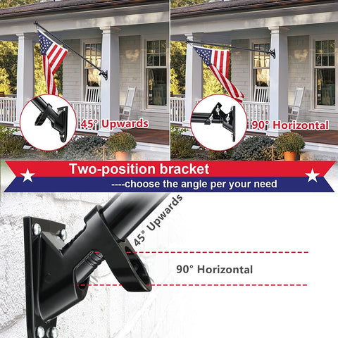 Cogardenshower 1-inch diameter pole feels solid for daily outdoor display.