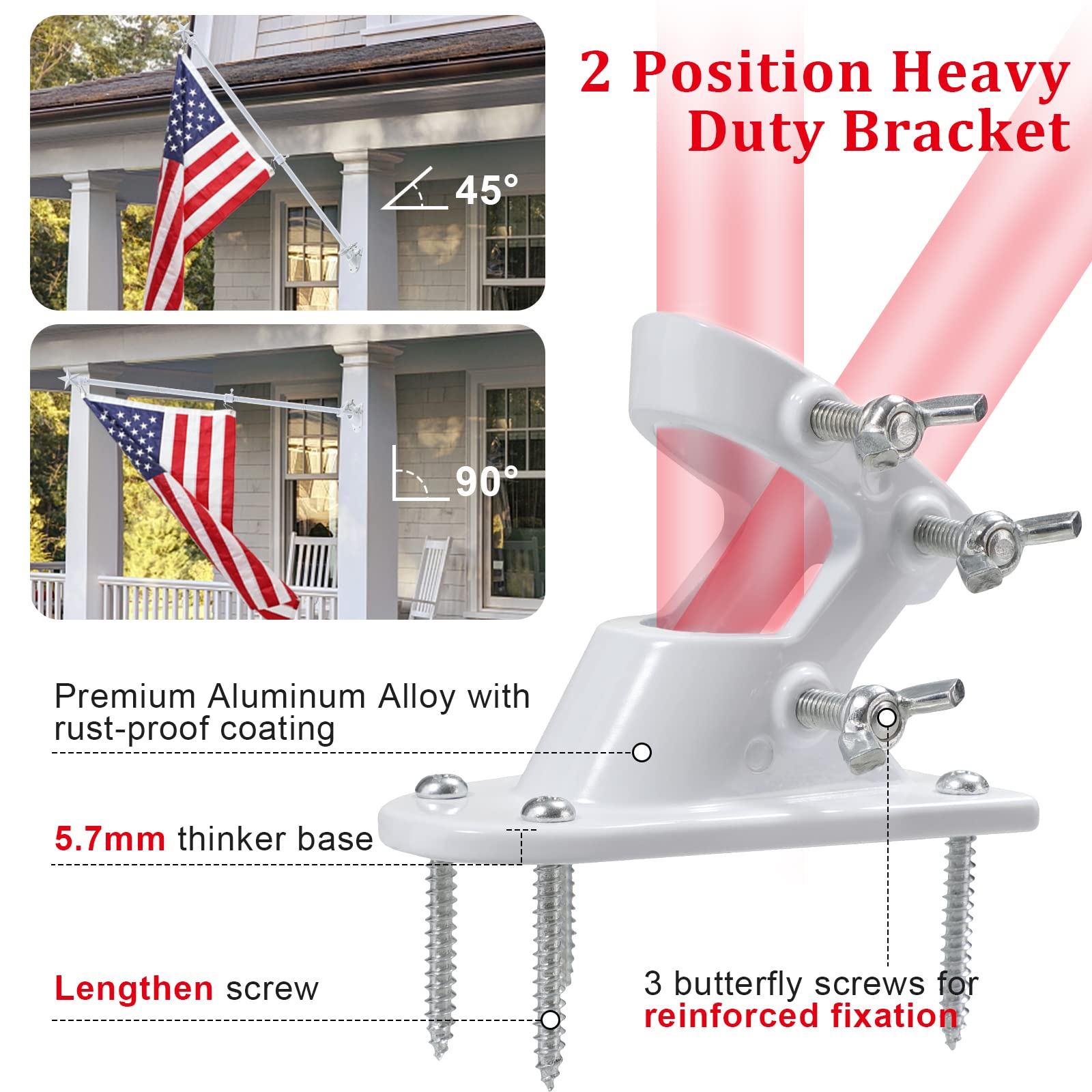 Cogardenshower American star top adds decorative patriotic touch