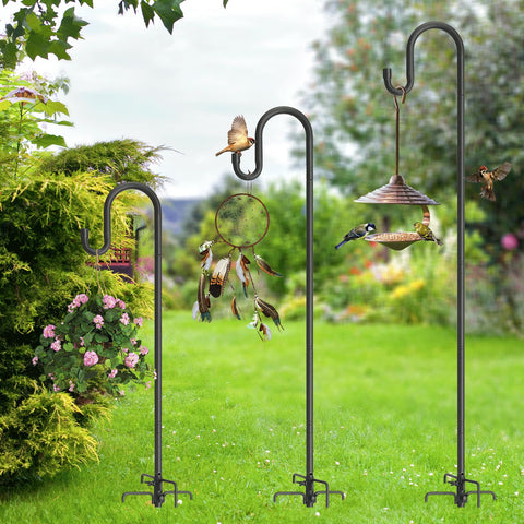 Cogardenshower black weatherproof pole complements outdoor aesthetics