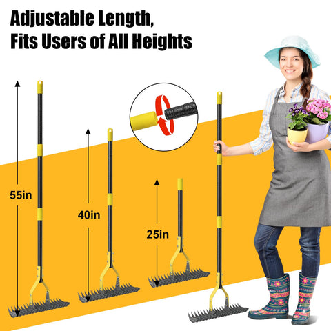 Cogardenshower ergonomic handle reduces strain during extended sessions