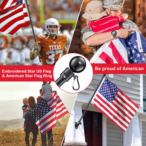 Cogardenshower heavy duty flag pole built to endure weather