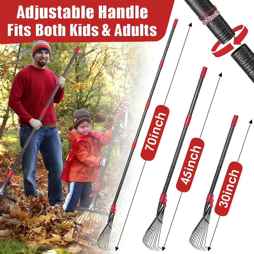 Cogardenshower stainless steel tines resist bending for tough ground.