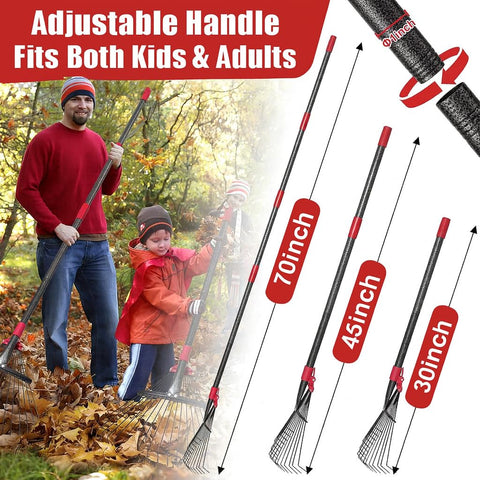 Cogardenshower stainless steel tines resist bending for tough ground.
