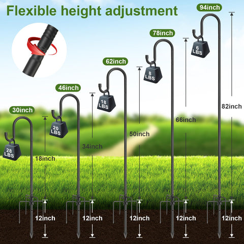Cogardenshower tool-free height adjustability for flexible placement